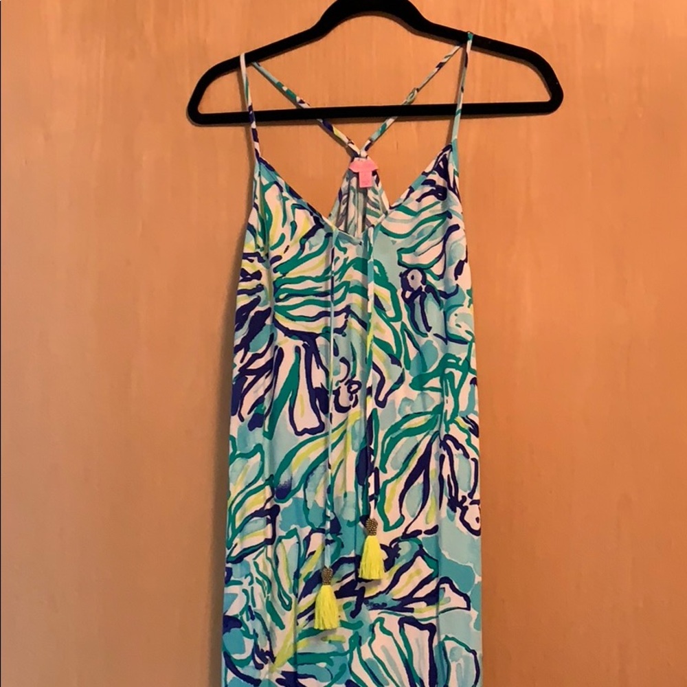 Lilly Pulitzer NWT Philomena Maxi Pool Blue sz SM